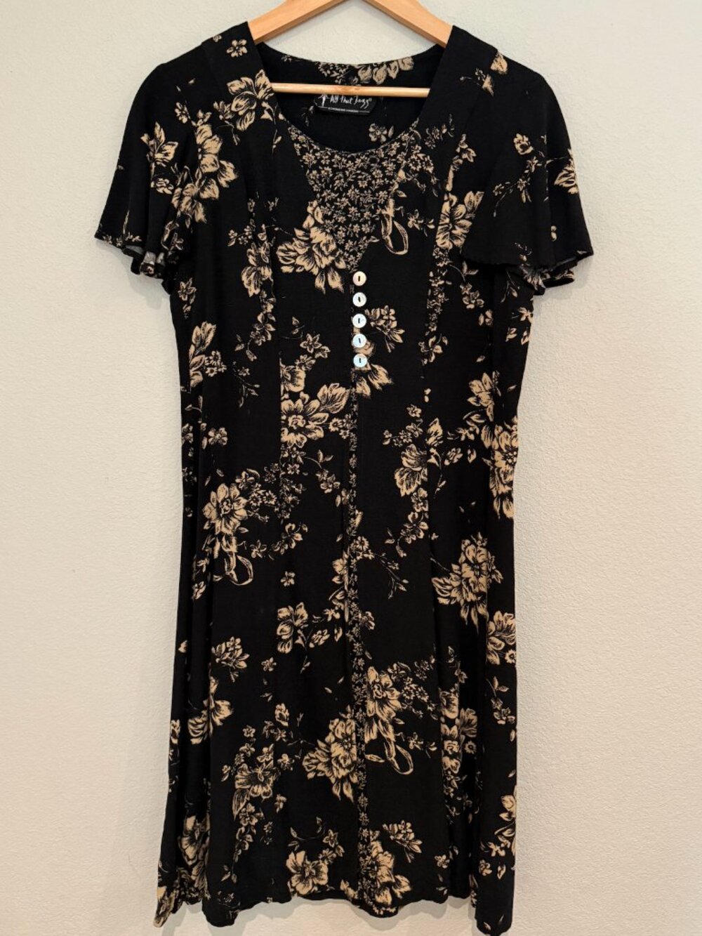 90s Vintage Floral Dress